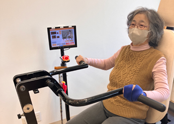 安定感を作るためのベースなる筋力を鍛えるマシントレーニングを実施します
